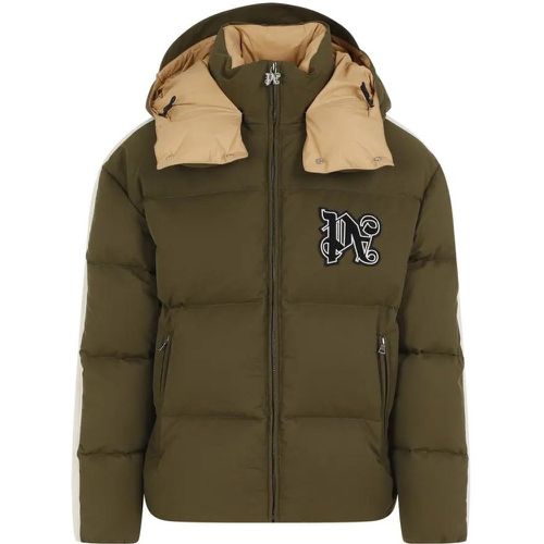 Monogram Track Down Jacket - Größe L - Palm Angels - Modalova