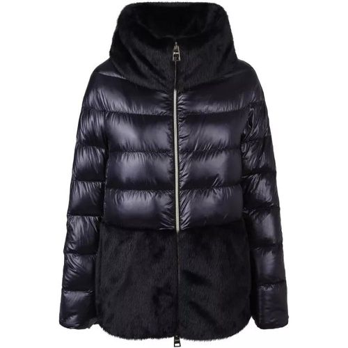 Nylon Padded Jacket - Größe 46 - schwarz - Herno - Modalova