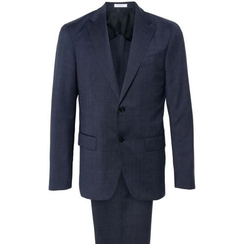 Midnight Blue Wool Dress Suit - Größe 52 - Boglioli - Modalova