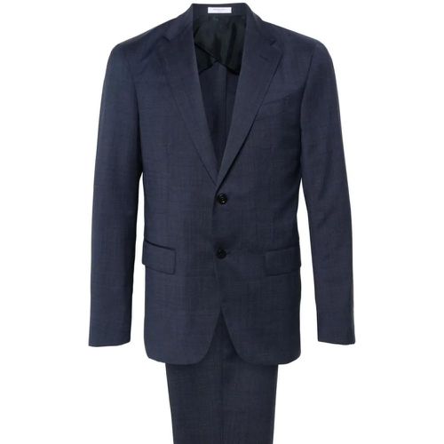 Midnight Blue Wool Dress Suit - Größe 52 - blau - Boglioli - Modalova