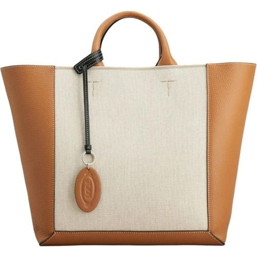 Shopper - Bags Brownwhite - Gr. unisize - in - für Damen - TOD'S - Modalova