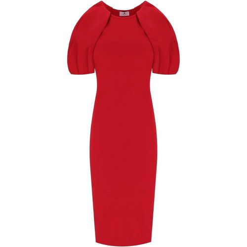 RED PASSION MIDI STRICKKLEID - Größe 40 - Elisabetta Franchi - Modalova