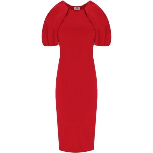 RED PASSION MIDI STRICKKLEID - Größe 42 - Elisabetta Franchi - Modalova