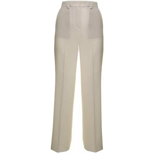 White Acetate Blend Pants - Größe 44 - white - Alberto Biani - Modalova