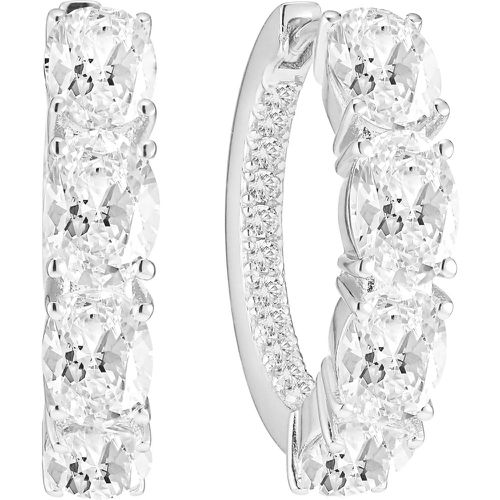 Ohrringe - Ellisse Creolo Earrings - Gr. unisize - in Silber - für Damen - Sif Jakobs Jewellery - Modalova