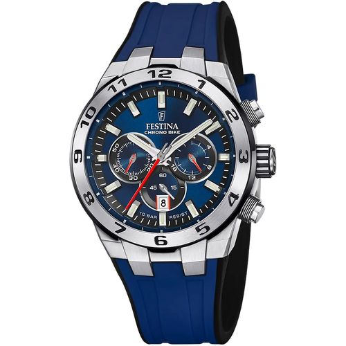 Uhren - Chrono Bike herren Uhr Blau F20671/1 - Gr. unisize - in Silber - für Damen - Festina - Modalova