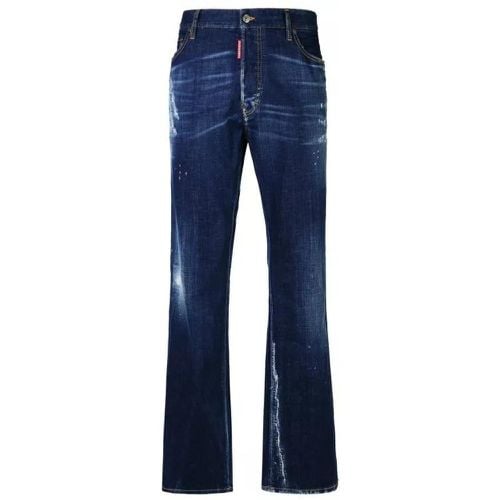 Roadie' Blue Cotton Denim Jeans - Größe 50 - black - Dsquared2 - Modalova