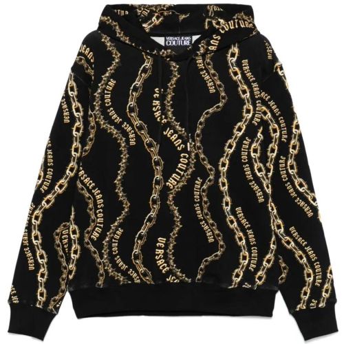 Hooded Sweatshirt With Print - Größe L - Versace Jeans Couture - Modalova