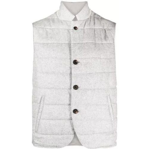 Gray Reversible Padded Vest - Größe 56 - gray - Eleventy - Modalova