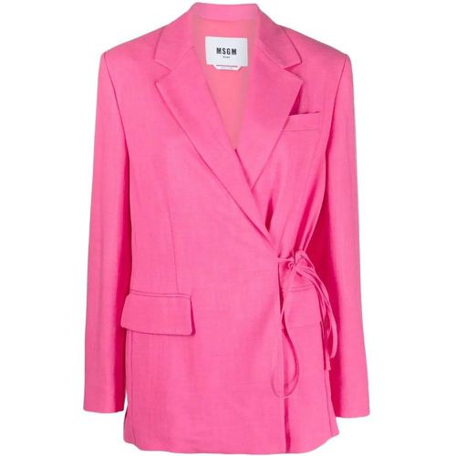 Coarse Wrap Blazer - Größe 42 - MSGM - Modalova