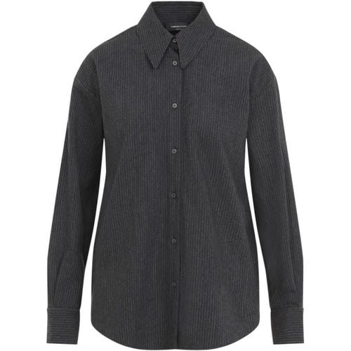 Grey Wool Shirt - Größe 40 - grau - Fabiana Filippi - Modalova