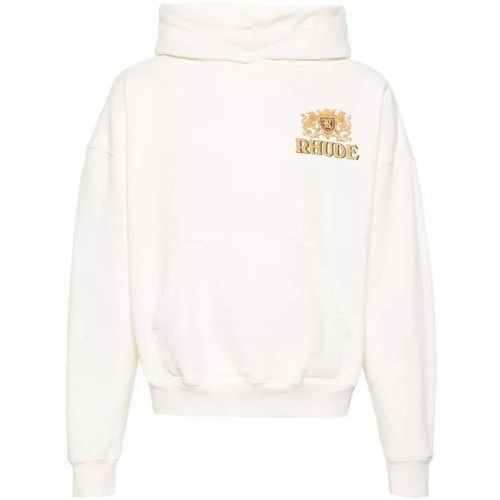 Cresta Cigar Cotton Hoodie - Größe M - white - Rhude - Modalova