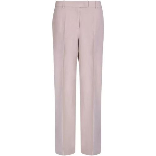 Linen And Viscose Trousers - Größe 40 - pink - Fabiana Filippi - Modalova