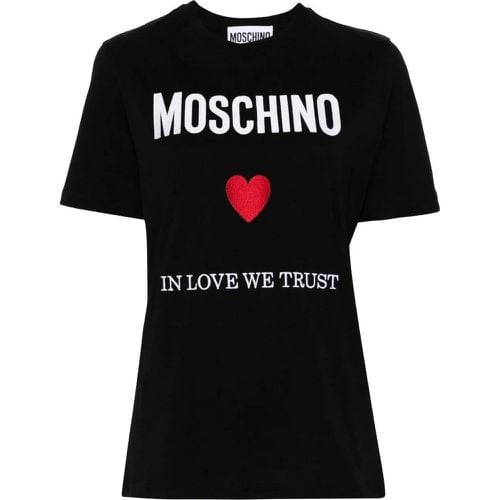 Top Black - Größe 38 - Moschino - Modalova