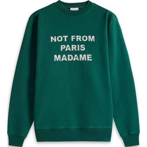 Sweatshirt mit Slogan - Größe L - green - DROLE DE MONSIEUR - Modalova