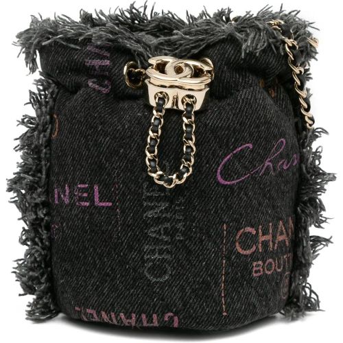 Totes & Shopper - Mini Denim Mood Bucket with Chain - Gr. unisize - in - für Damen - Chanel - Modalova