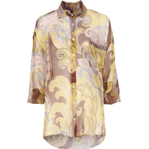 Beige Silk Shirt - Größe 40 - ETRO - Modalova