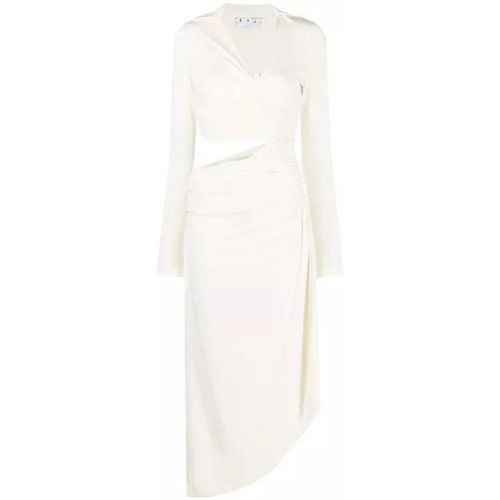 White Vi-Crepe Midi Dress - Größe 40 - white - Off-White - Modalova