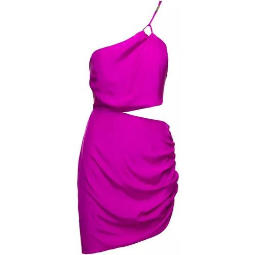 Midori' One-Shoulder Mini Hot Pink Dress With Cut- - Größe M - pink - Gauge81 - Modalova