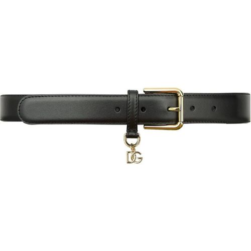 Gürtel - Dolce & Gabbana Leather Logo Belt - Gr. 75 - in - für Damen - Dolce&Gabbana - Modalova