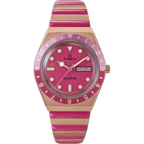 Uhren - Quarz-Analoguhr Q - Gr. unisize - in Rosa - für Damen - Timex - Modalova