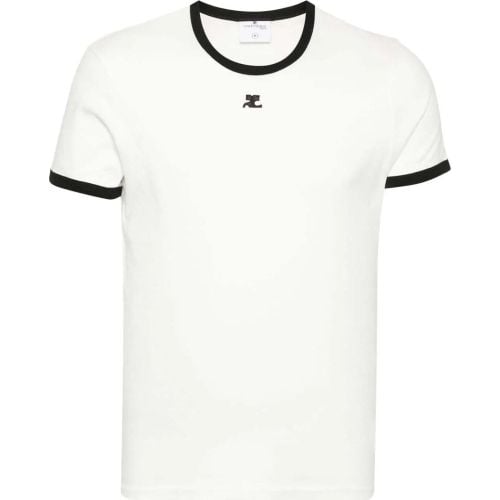 Courr�ges T-shirts and Polos White - Größe L - Courrèges - Modalova