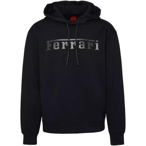 Black Viscose Sweatshirt - Größe M - black - Ferrari - Modalova