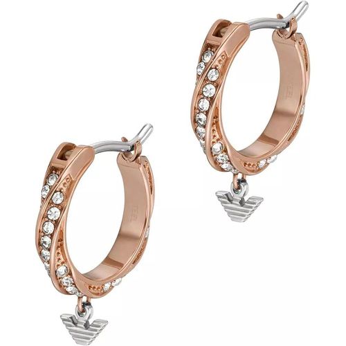 Ohrringe - Stainless Steel Hoop Earrings - Gr. unisize - in - für Damen - Emporio Armani - Modalova