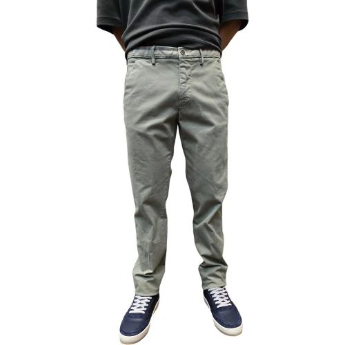 Chino coton stretch Amande Ceinture rayee Torino W - Größe 48 - Mason's - Modalova