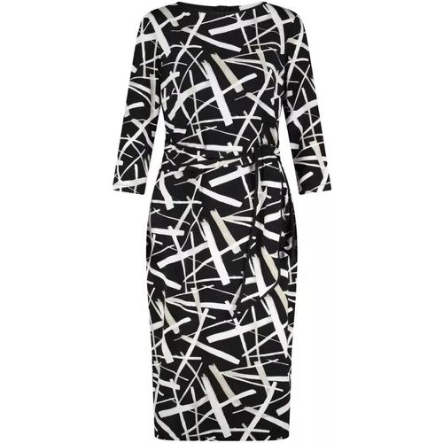 Kleid mit Print - Größe 44 - black - Joseph Ribkoff - Modalova