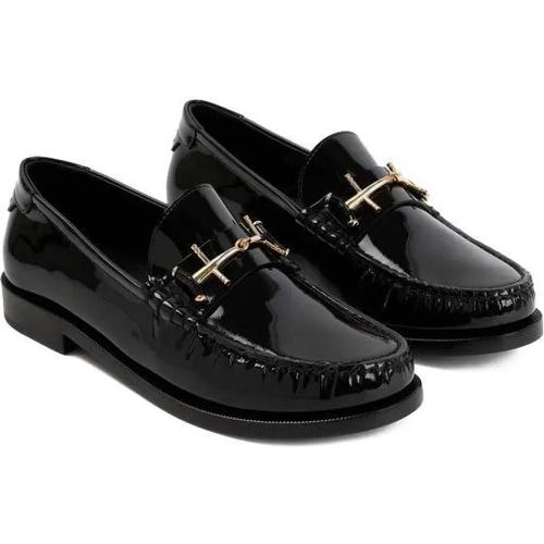 Loafers & Ballerinas - Black Patent Calf Leather Loafer - Gr. 36,5 (EU) - in - für Damen - Saint Laurent - Modalova