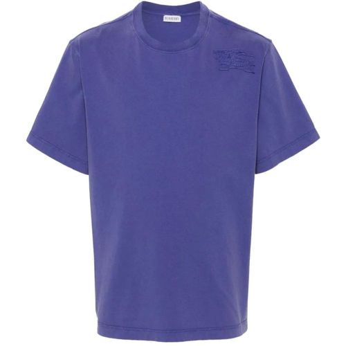 Violet Blue Cotton T-Shirt - Größe L - lila - Burberry - Modalova