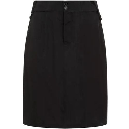 Black Cupro Skirt - Größe 40 - Saint Laurent - Modalova