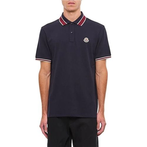 Short-Sleeved Polo - Größe L - Moncler - Modalova