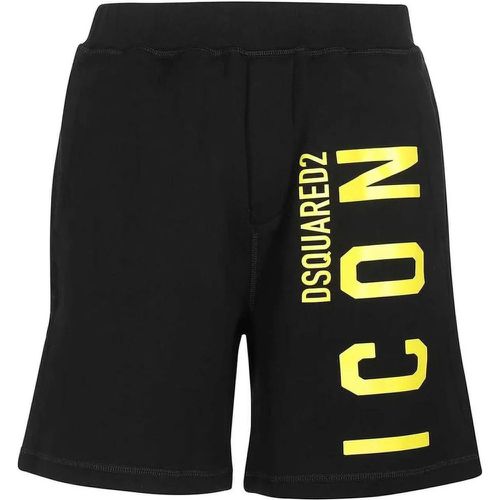 Cotton Logo Shorts - Größe L - Dsquared2 - Modalova