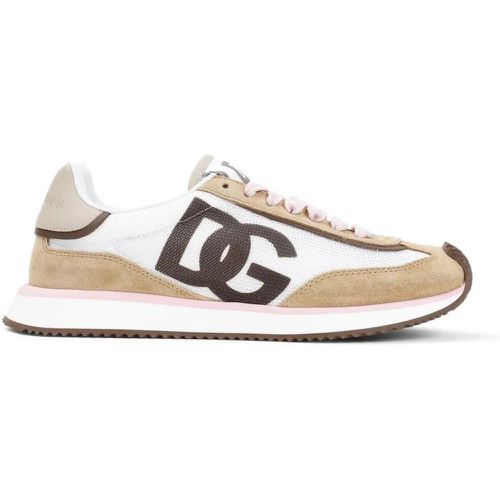 Low-Top Sneaker - White Calf Leather Sneakers - Gr. 36 (EU) - in - für Damen - Dolce&Gabbana - Modalova