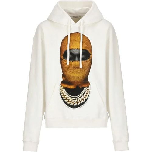 White Cotton Hoodie - Größe L - Ih Nom Uh Nit - Modalova