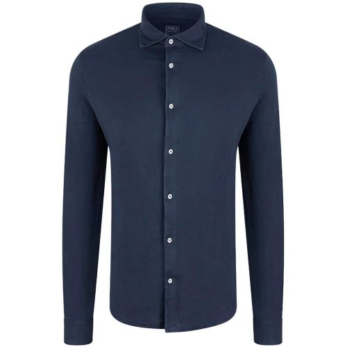 Piquet Overhemd - Größe 48 - Fedeli - Modalova