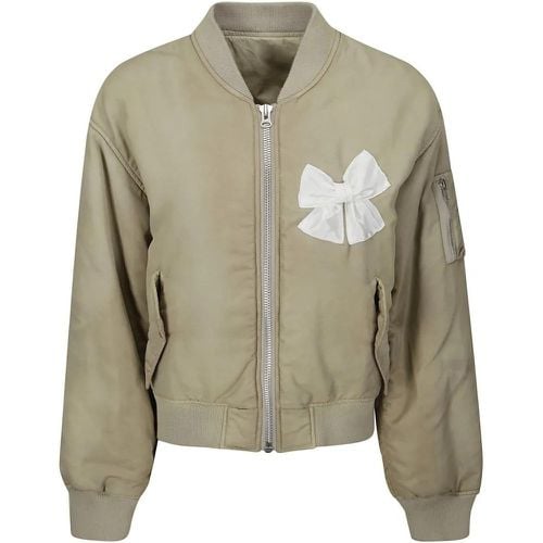 Bomber Jacket With Bow Detail - Größe M - Magliano - Modalova