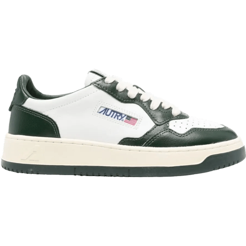 Low-Top Sneaker - Medalist Sneakers Low Women (weiß/grün) - für Damen - Autry International - Modalova