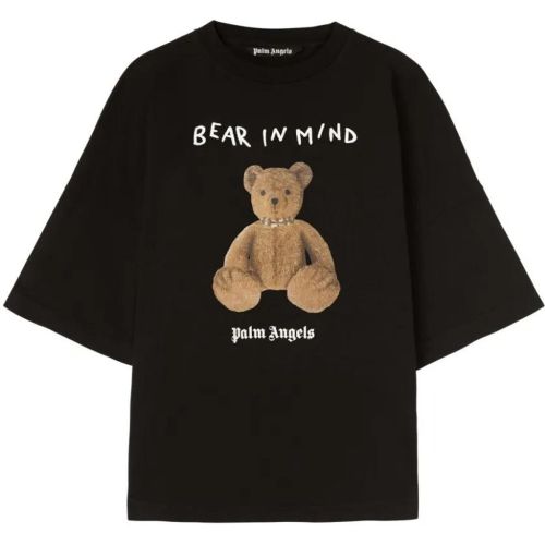 Bear In Mind Graphic T-Shirt With Playful Design - Größe L - Palm Angels - Modalova