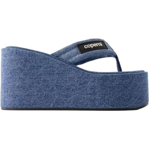 Sandalen - Wedge Sandals - Canvas - Washed Blue - Gr. 37 (EU) - in - für Damen - Coperni - Modalova