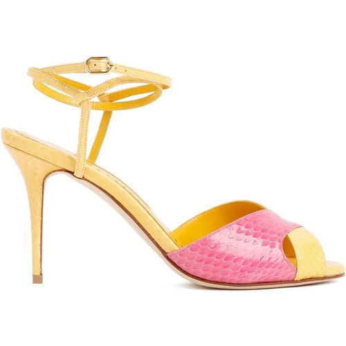 Sandalen - Yellow And Pink Mumbi Sandal - Gr. 36 (EU) - in - für Damen - Manolo Blahnik - Modalova