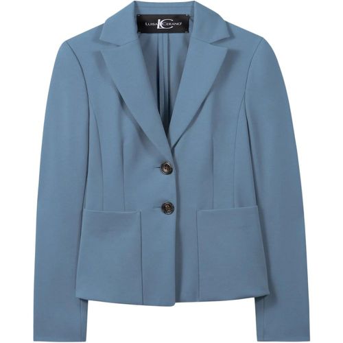 Blazer aus Punto-Milano - Größe 40 - blau - LUISA CERANO - Modalova