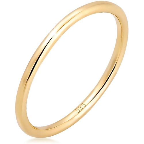 Ringe - Ring Bandring Ehering Trauring Hochzeit 585er Gelb - Gr. 54 MM - in - für Damen - Elli - Modalova