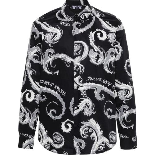 Shirt With Print - Größe 48 - Versace Jeans Couture - Modalova