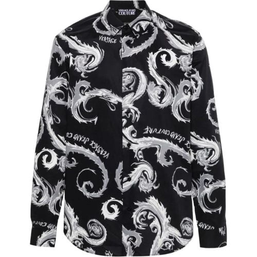 Shirt With Print - Größe 50 - Versace Jeans Couture - Modalova