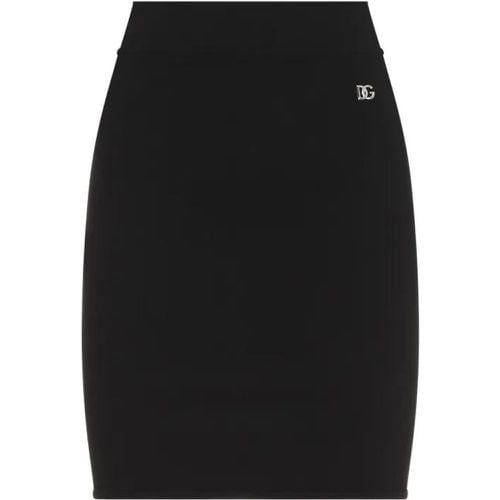 Viscose Mini Skirt - Größe 42 - Dolce&Gabbana - Modalova