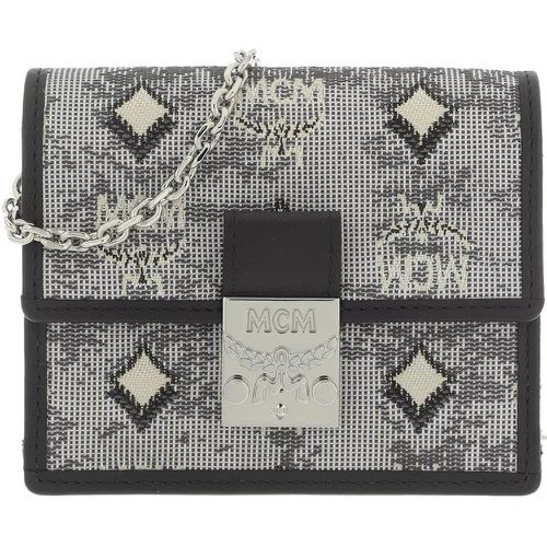 Portemonnaie - Visetos Jacquard Card Wallet On Chain - Gr. unisize - in - für Damen - MCM - Modalova