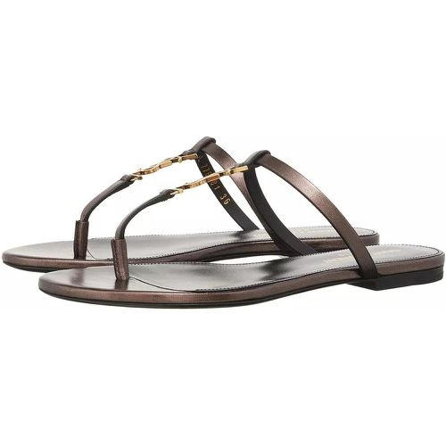 Sandalen & Sandaletten - Cassandra Slides - Gr. 36 (EU) - in - für Damen - Saint Laurent - Modalova